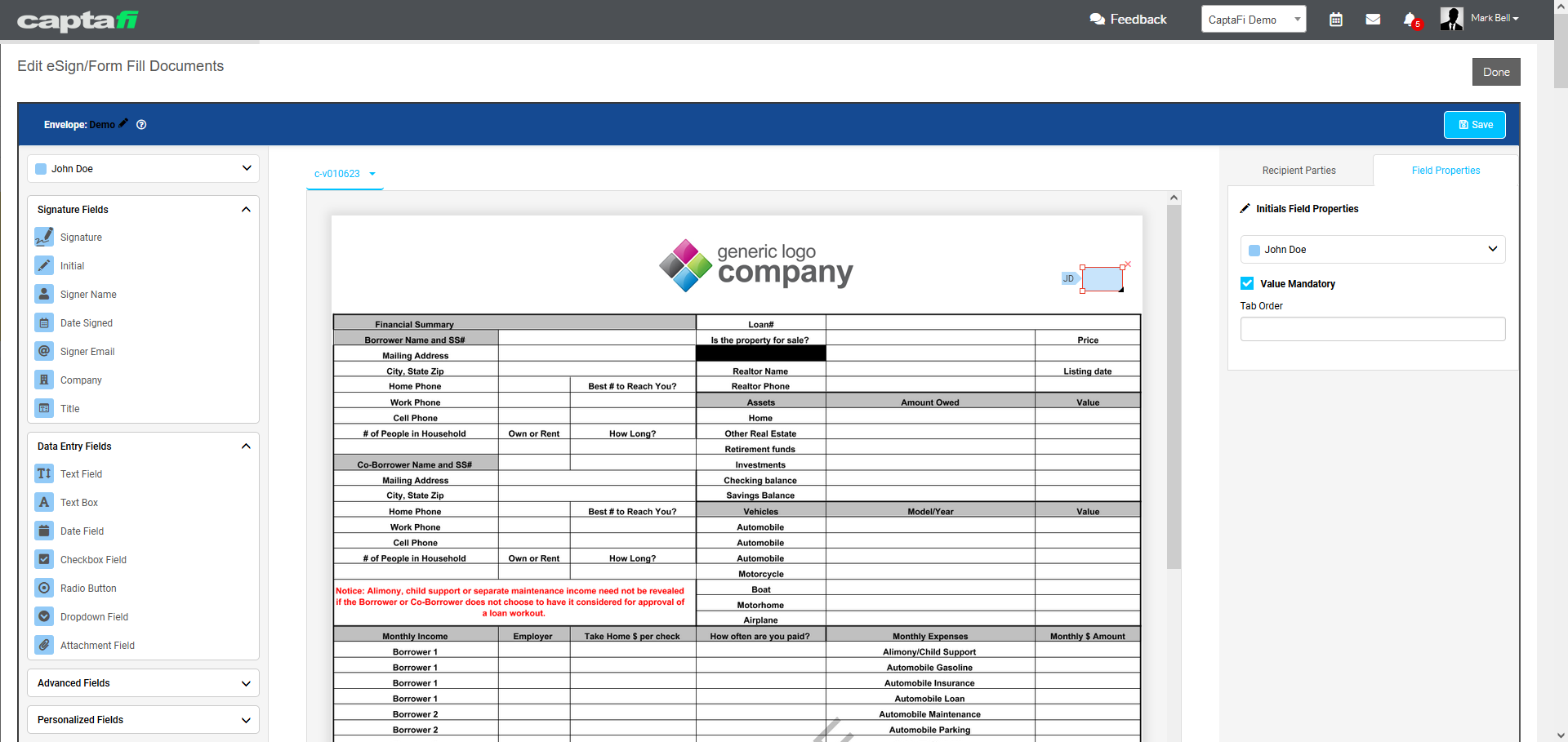 Commercial Loan Pipeline Software